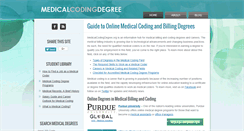 Desktop Screenshot of medicalcodingdegree.org