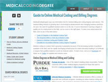 Tablet Screenshot of medicalcodingdegree.org